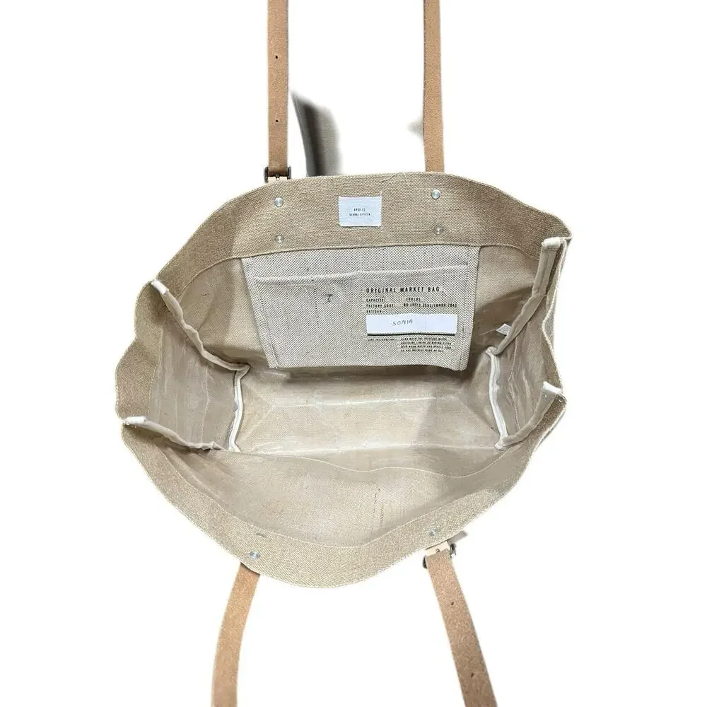 Apolis Global Citizen Large Farmers Market Bag Beach Tote Bag - Picture 6 of 7